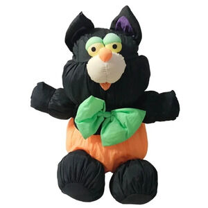 Vintage Halloween Cat Parachute Plush 7.5 inches 1990s